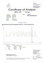 BPC-157 third-party Certificate of Analysis — HPLC purity 99%+
