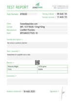 BPC-157 10mg + TB-500 10mg research peptide blend vial, 99% purity, research use only — LiveWell Peptides
