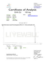 GHK-Cu Certificate of Analysis — third-party HPLC purity verified