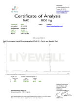 NAD+ third-party Certificate of Analysis — HPLC purity verified