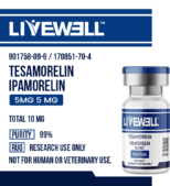 Tesamorelin + Ipamorelin research peptide blend — LiveWell Peptides