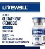 Glutathione 1500mg research vial — LiveWell Peptides